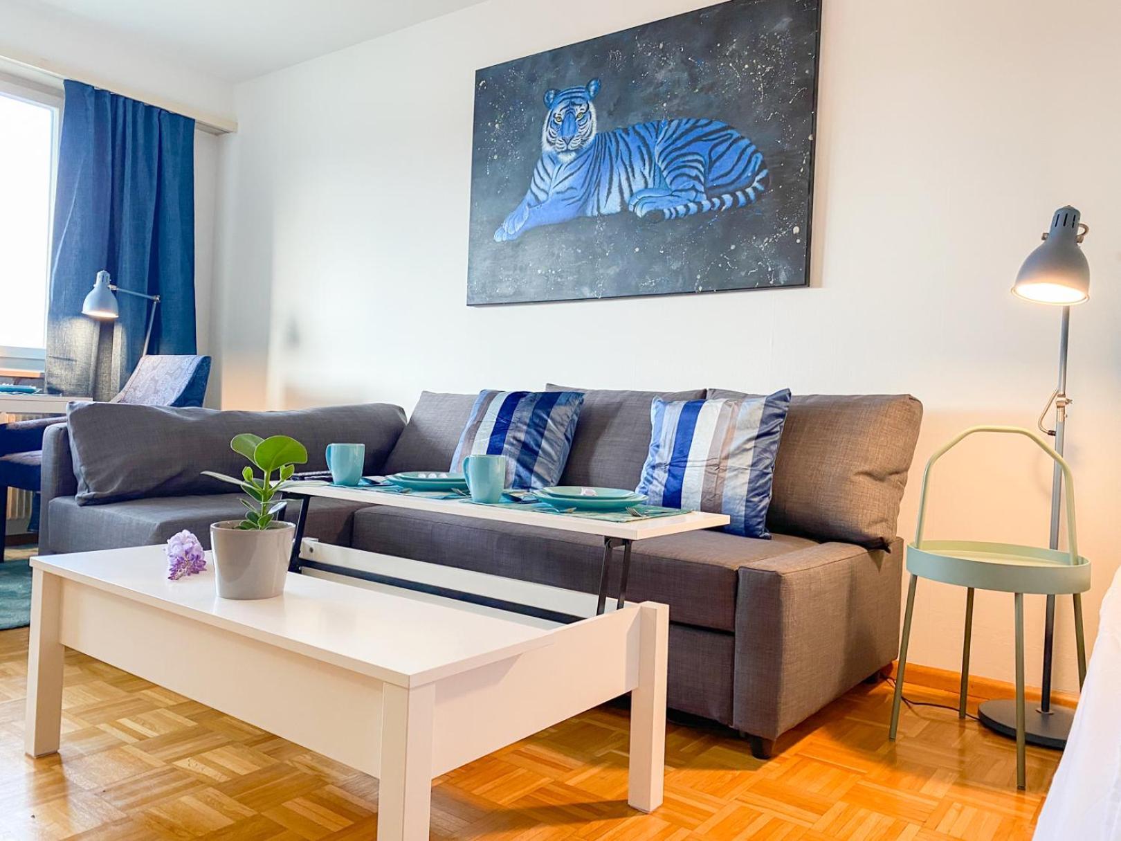 Special Blue Tiger Apartment Basel, Messe Kleinbasel 10-Star Extérieur photo