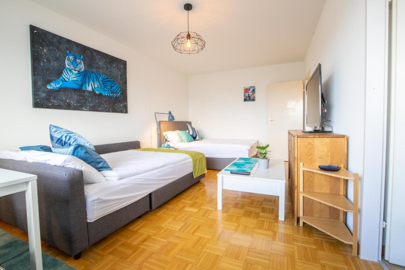 Special Blue Tiger Apartment Basel, Messe Kleinbasel 10-Star Extérieur photo